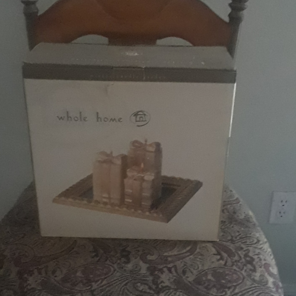 Whole Home Holiday Mirror Candle Garden